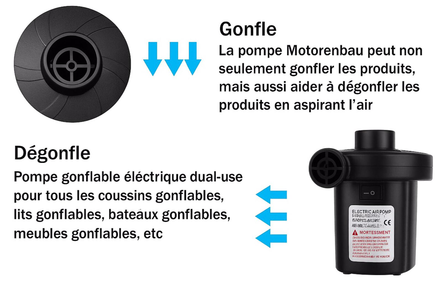 Pompe à air électrique - مضخة هواء كهربائية