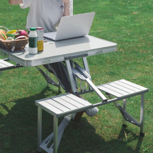 Table de pique-nique pliante en aluminium - طاولة النزهة قابلة للطي