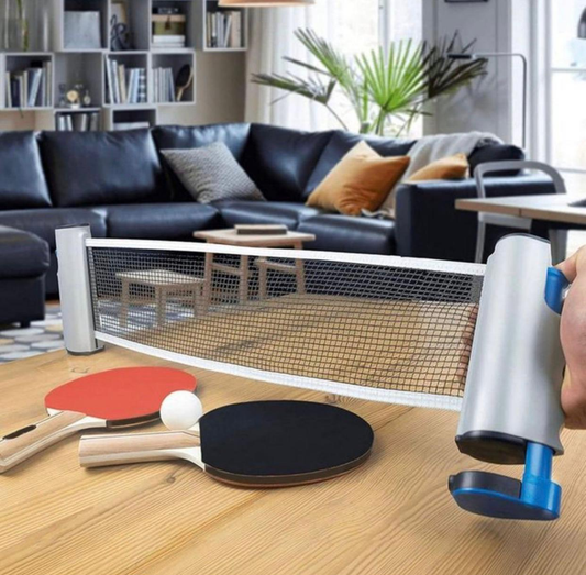 Kit de Tennis de Table Portable Complet - طقم تنس الطاولة المحمول المتكامل