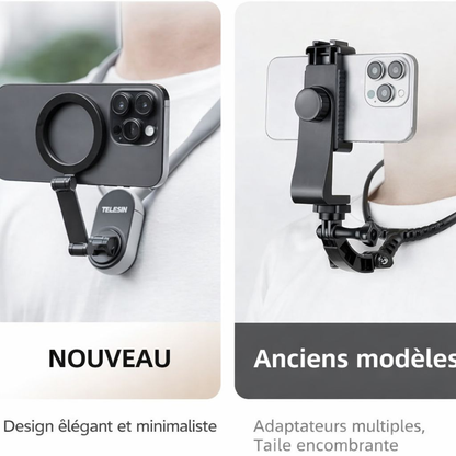 Support de téléphone tour de cou - حامل هاتف مرن للرقبة