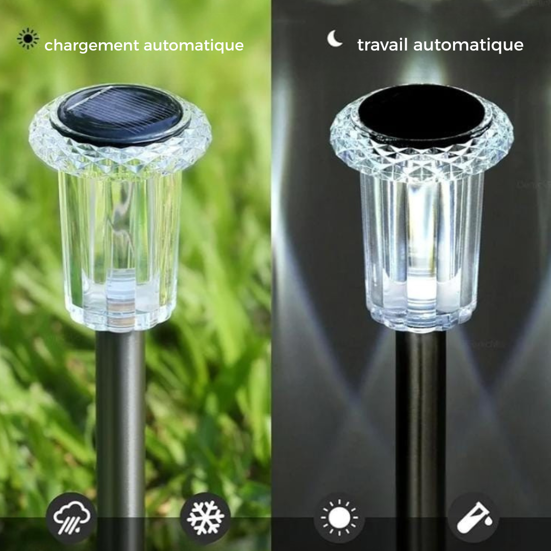 Lampes solaires pour jardins - مصابيح شمسية لإضاءة الحدائق
