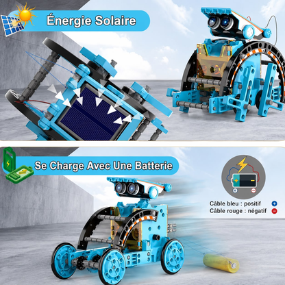 Robot Solaire Éducatif 13 en 1 - روبوت تعليمي بالطاقة الشمسية 13 في 1
