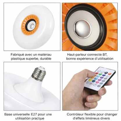 Lampe LED Musicale RGB avec Bluetooth