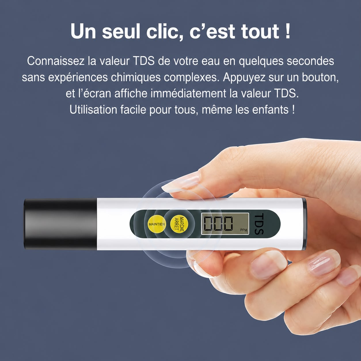 Testeur TDS de qualité de l’eau - جهاز قياس جودة المياه الذكي