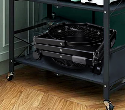 Chariot de rangement pliable - عربة تخزين متعددة الطبقات