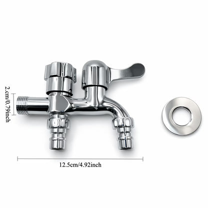 Robinet double sortie multifonction au design moderne - حنفية مزدوجة متعددة الاستخدامات بتصميم عصري وتدفق مزدوج للمياه