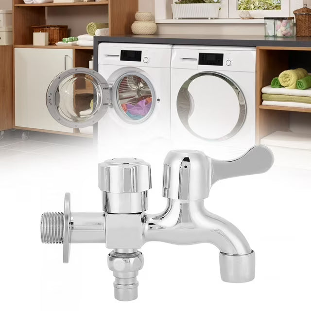Robinet double sortie multifonction au design moderne - حنفية مزدوجة متعددة الاستخدامات بتصميم عصري وتدفق مزدوج للمياه