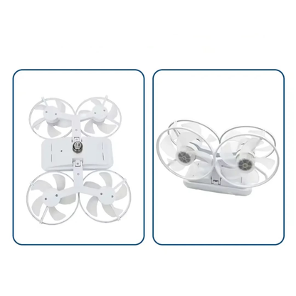 Ventilateur de plafond intelligent à 4 hélices - مروحة سقف رباعية ذكية