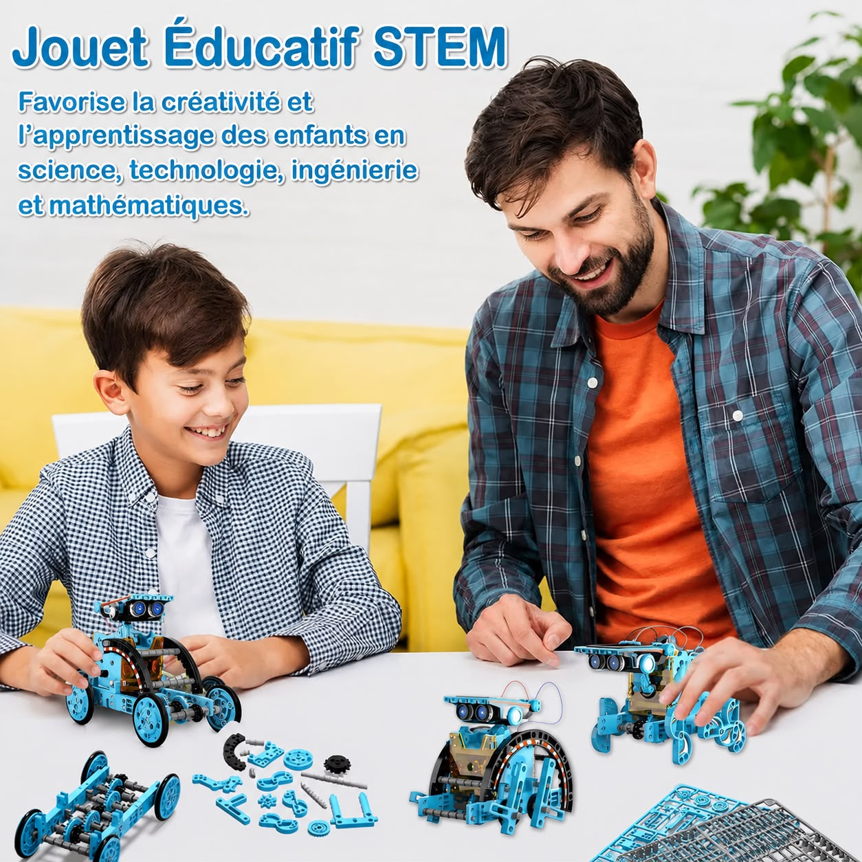 Robot Solaire Éducatif 13 en 1 - روبوت تعليمي بالطاقة الشمسية 13 في 1