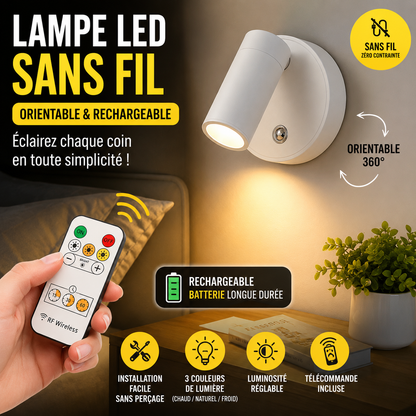 Lampe Murale Sans Fil - مصباح جداري لاسلكي