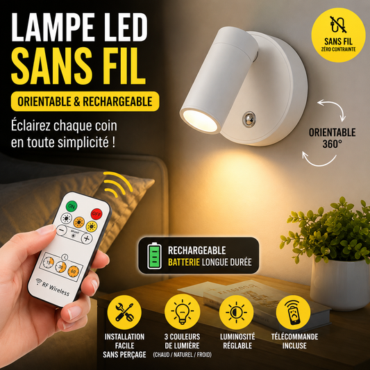 Lampe Murale Sans Fil - مصباح جداري لاسلكي