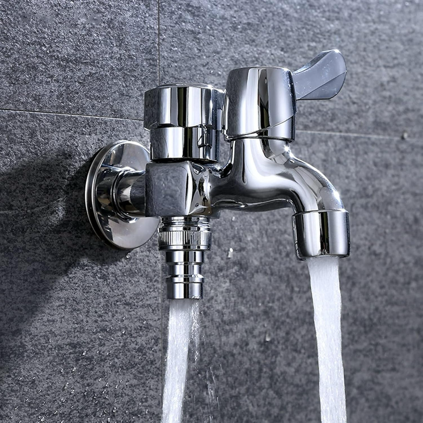 Robinet double sortie multifonction au design moderne - حنفية مزدوجة متعددة الاستخدامات بتصميم عصري وتدفق مزدوج للمياه
