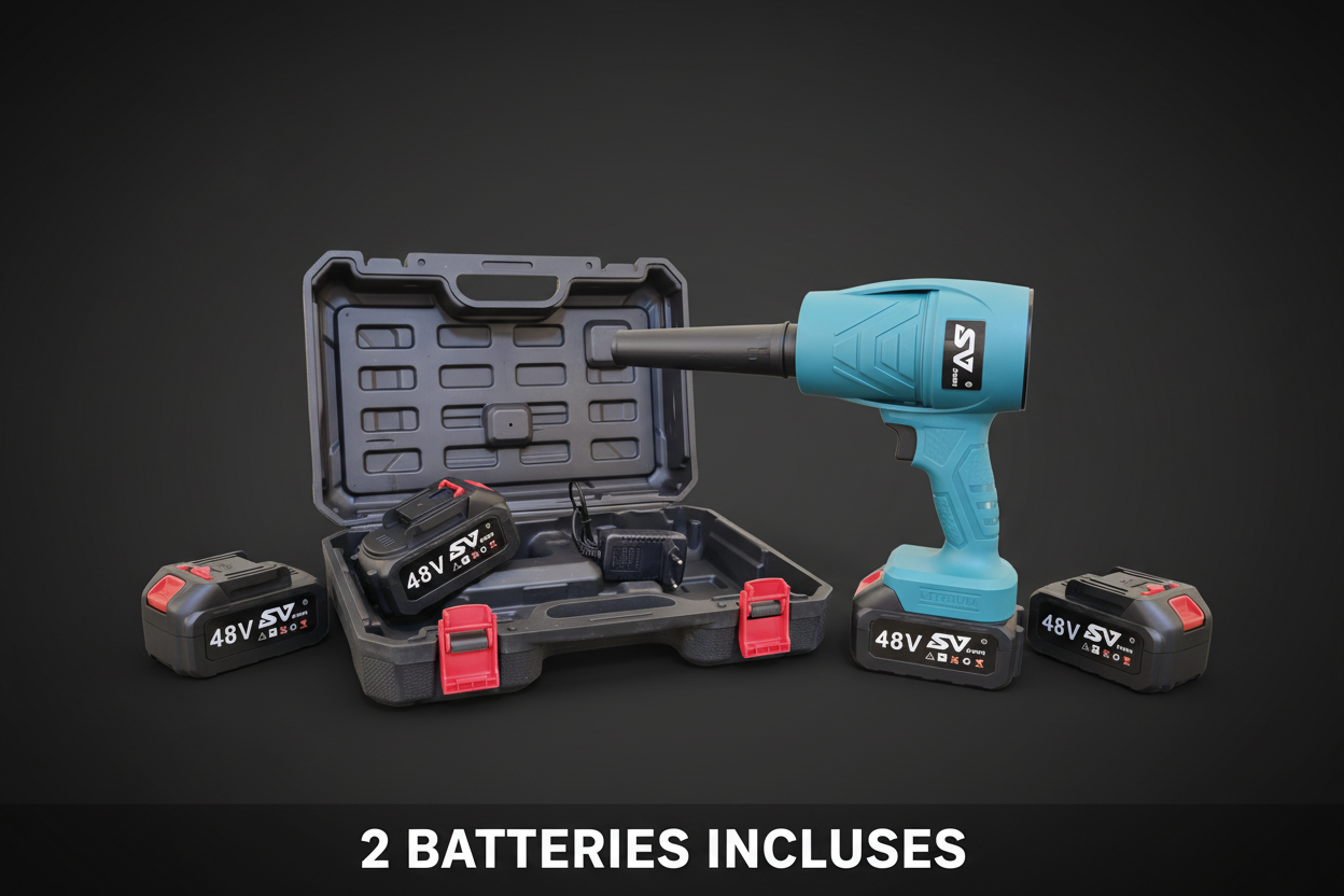 Souffleur Turbo 48V SV — 2 batteries incluses