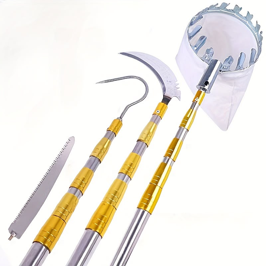 Kit Cueille-Fruits Télescopique - عصا تلسكوبية لقطف متعددة الوظائف