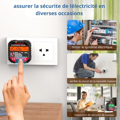 Testeur de prises électriques  - جهاز لفحص مآخذ الكهرباء