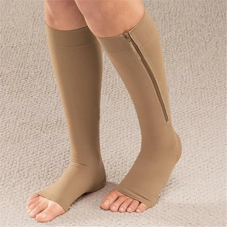 Chaussettes de compression à fermeture éclair - جوارب الضغط بسحاب