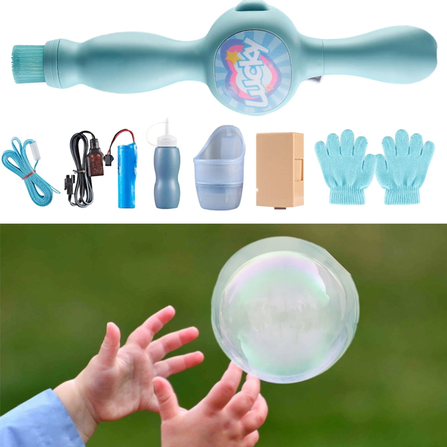 Pistolet à bulles magique pour enfants  - مسدس الفقاعات السحري للأطفال