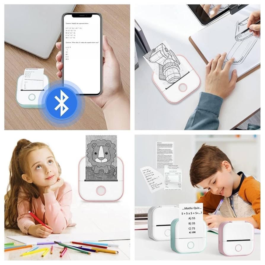 Mini-imprimante portable - الطابعة المحمولة الصغيرة