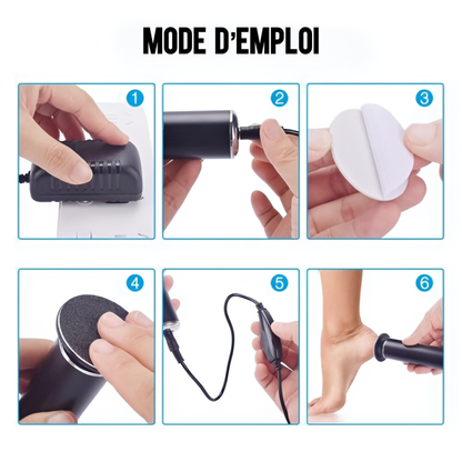 Appareil électrique anti-callosités - مقشر للقدمين  الكهربائي