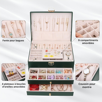 Boîte à bijoux de luxe - صندوق مجوهرات فاخر