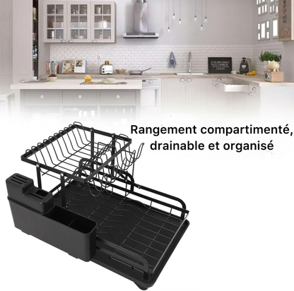 Égouttoir à vaisselle double étage - رف تجفيف الأواني المزدوج