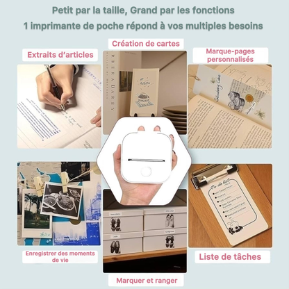 Mini-imprimante portable - الطابعة المحمولة الصغيرة
