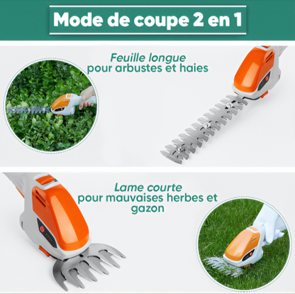 Taille-Herbes Électrique Sans Fil - آلة قص الأعشاب والشجيرات اللاسلكية
