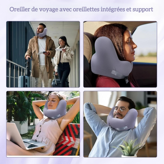 Oreiller de cou réducteur de bruit -  وسادة رقبة عازلة للصداع