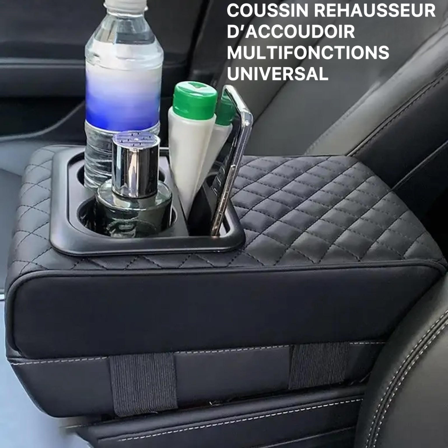 Accoudoir de Voiture avec Porte-gobelet - مسند ذراع للسيارة