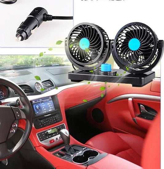Ventilateur de véhicule à double tête - مروحة السيارة مزدوجة الرأس