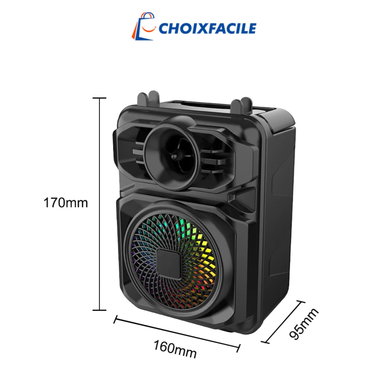 Enceinte Karaoké Portable avec Micro - سماعة كاريوكي محمولة مع ميكروفون