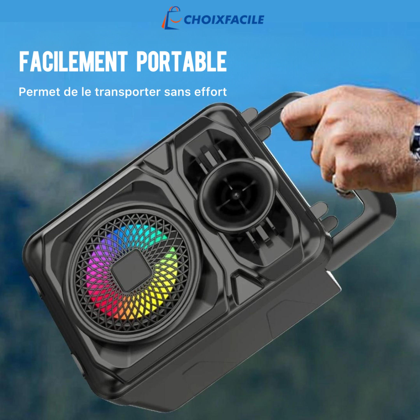 Enceinte Karaoké Portable avec Micro - سماعة كاريوكي محمولة مع ميكروفون